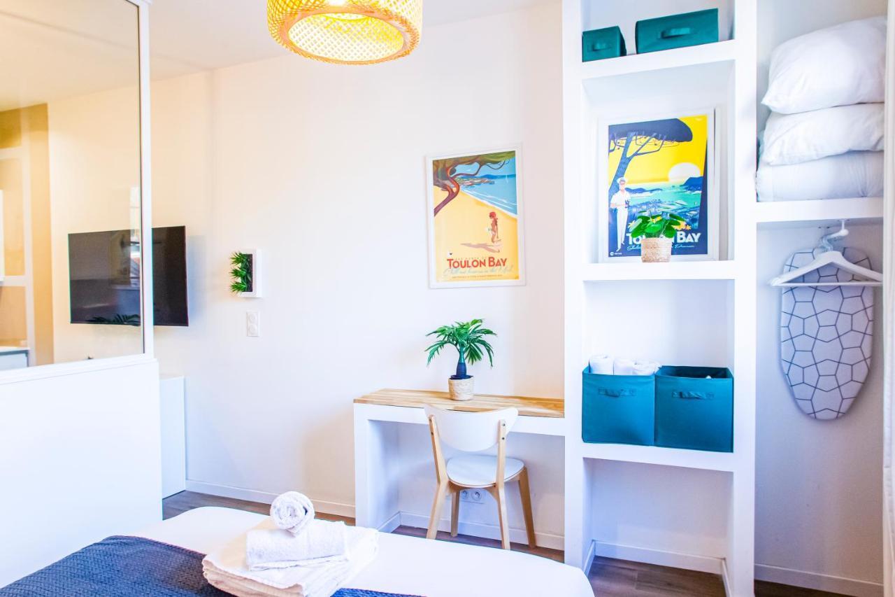La Cle Studio Clim, Wifi, Gare Et Port De Toulon Eksteriør billede